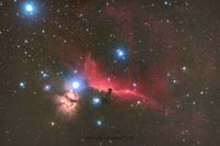 Astrofotografie, Pferdekopfnebel, IC434, Flammennebel, NGC2024, Olaf Kerber
