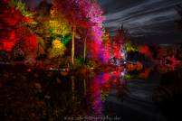 Langzeitbelichtung Lichtspuren Herbstleuchten Maxipark Lichtkunst 011