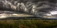 Wetterfotografie Wolkenfront Weserbergland
