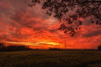 Sonnenuntergang Naturfotografie Dolberg Beckum 006