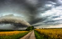 Wetterfotografie, Superzelle, Shelfcloud, Unwetter, Sturmj&auml;ger, NRW