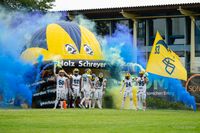 Sportfotografie American Football GFL2 Hildesheim Invaders M&uuml;nster Blackhawks Olaf Kerber 104